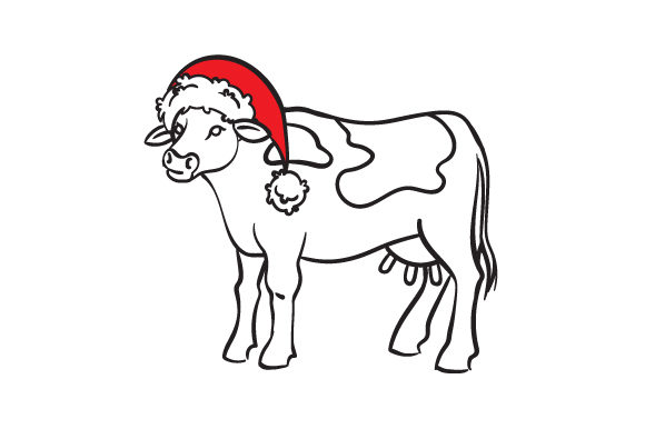 Christmas Cow: A Festive Addition to Your Crafts