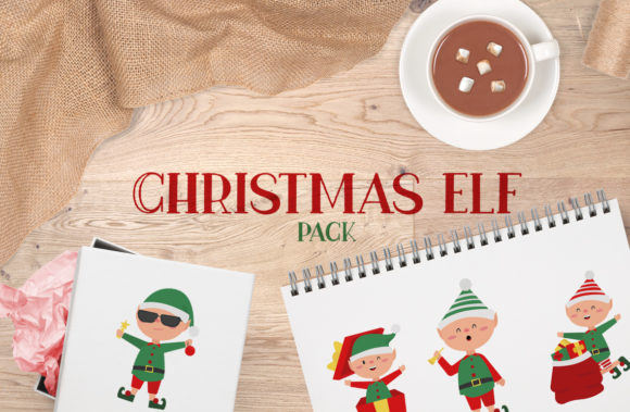 Christmas Elf Pack: Perfect Graphics for Crafty Blogs
