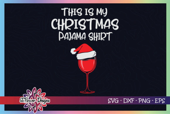 Christmas Pajama Wine Xmas Hat: A Crafty Graphic Gem