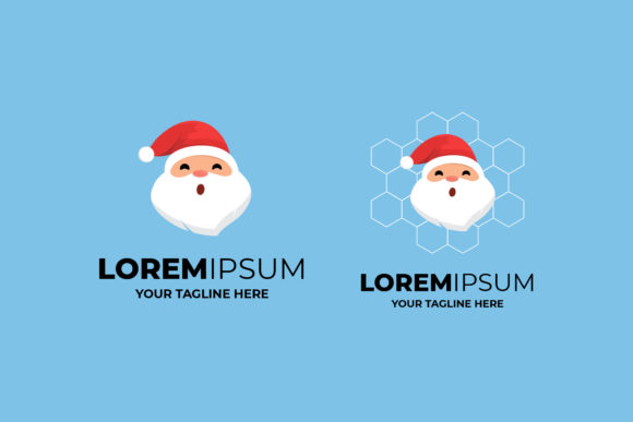 Christmas Santa Logo Graphics for Handmade Creations