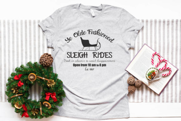 Christmas Sleigh Rides SVG: A Festive Graphics Gem for Crafts