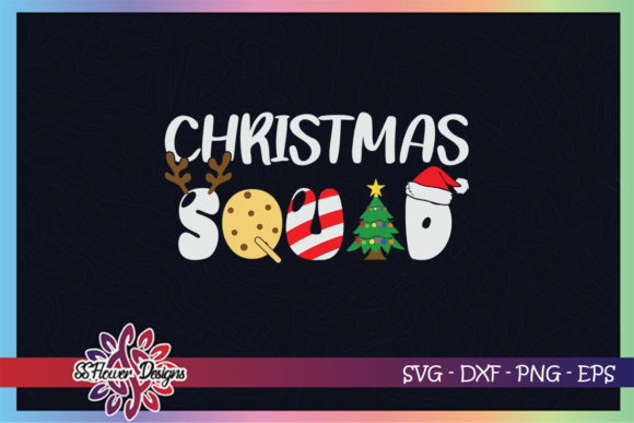 Christmas Squad Xmas Tree Cookies: A Festive Embroidery Delight