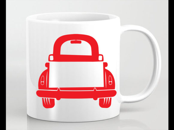 Christmas Truck SVG Cut File: Perfect for Graphics & Print Templates