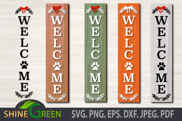 Christmas Welcome Porch Sign: A Festive Design for Embroidery