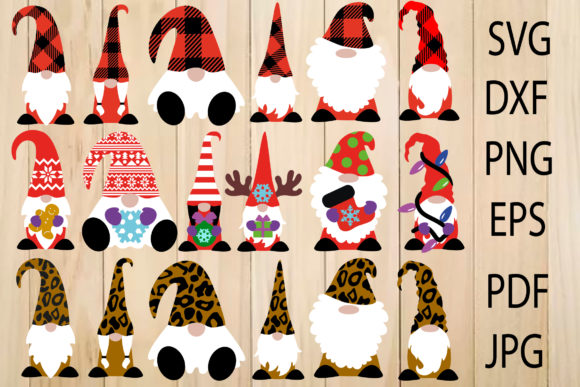 Cute Christmas Gnomes: A Must-Have Graphics Asset for Crafts