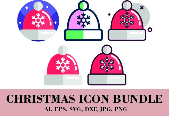 Cute Christmas Hat Bundles: Festive Icons for Local Brands