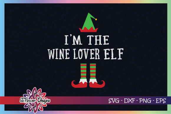 Embroidery Review: I m the Wine Lover ELF Christmas