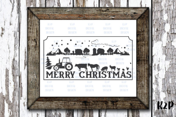 Farm Fresh Christmas Trees Sign: A Perfect Craft Graphics Asset