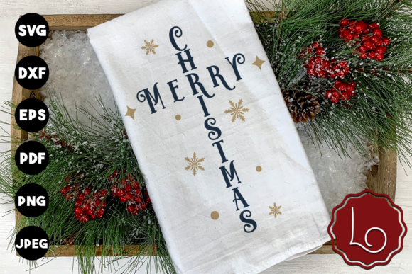 Merry Christmas Cross Craft: A Versatile Graphics Asset