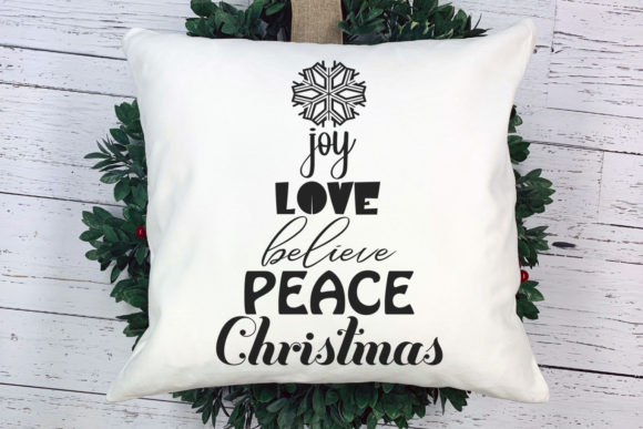Review: Joy Love Believe Peace Christmas SVG