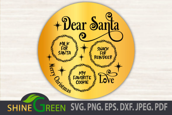Review: Santa Tray - Merry Christmas Ornament for Crafts and Graphics